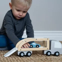 Camion remorque pour voitures en bois|Jabadabado