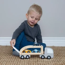 Camion remorque pour voitures en bois|Jabadabado