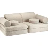 Canapé modulable Settee Biscuit molletonné|Wigiwama New