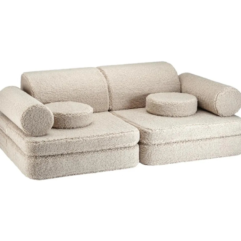 Canapé modulable Settee Biscuit molletonné|Wigiwama New