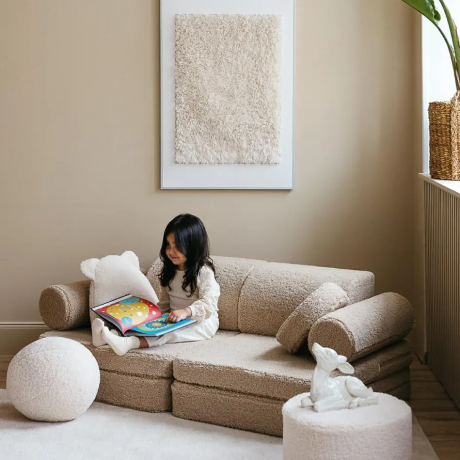 Canapé modulable Settee Biscuit molletonné|Wigiwama New