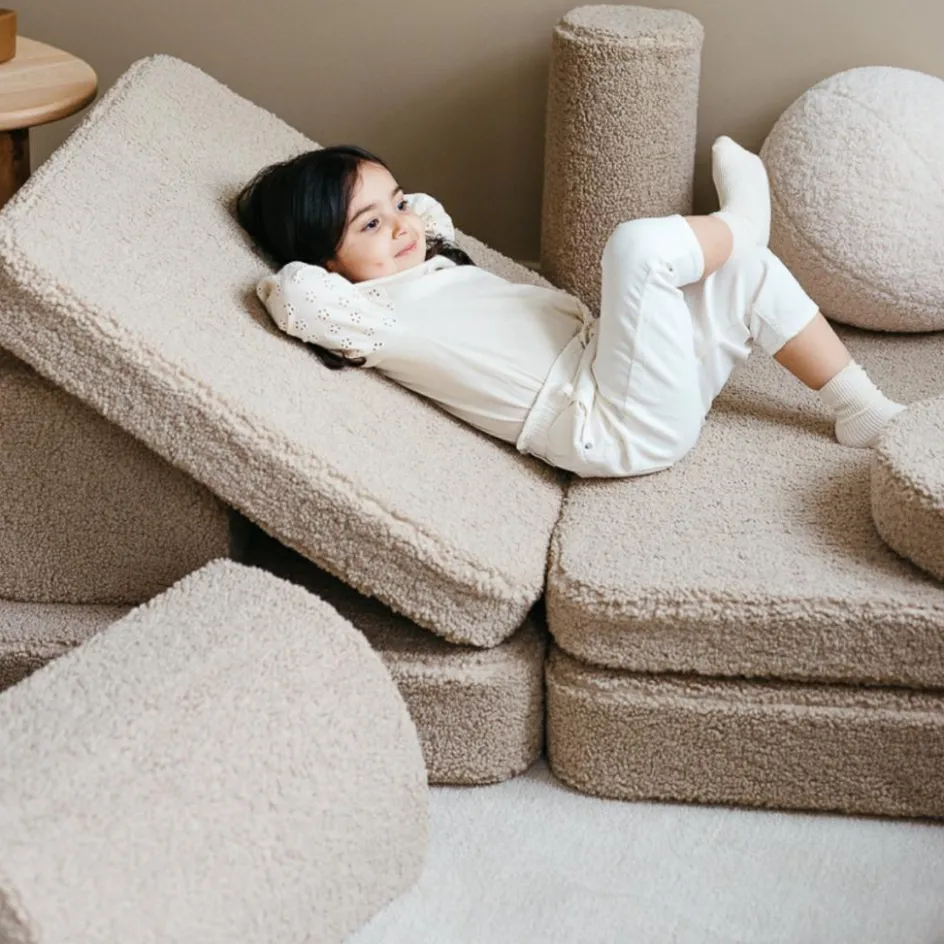 Canapé modulable Settee Biscuit molletonné|Wigiwama New