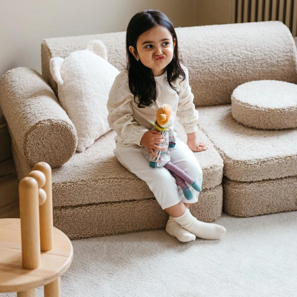 Canapé modulable Settee Biscuit molletonné|Wigiwama New