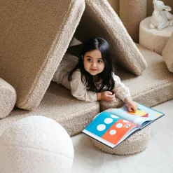 Canapé modulable Settee Biscuit molletonné|Wigiwama New