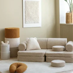 Canapé modulable Settee Biscuit molletonné|Wigiwama New