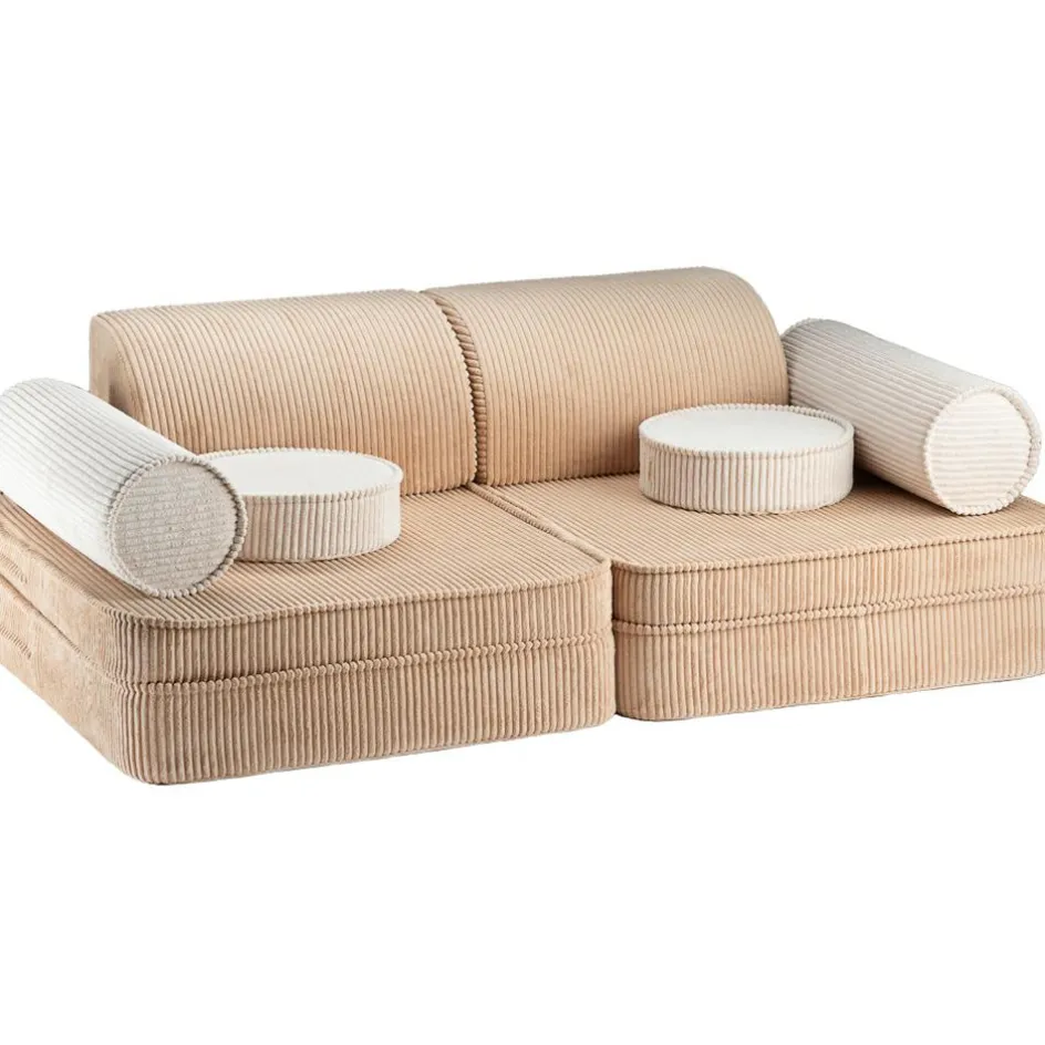 Canapé modulable Settee Brown Sugar velours côtelé|Wigiwama Discount