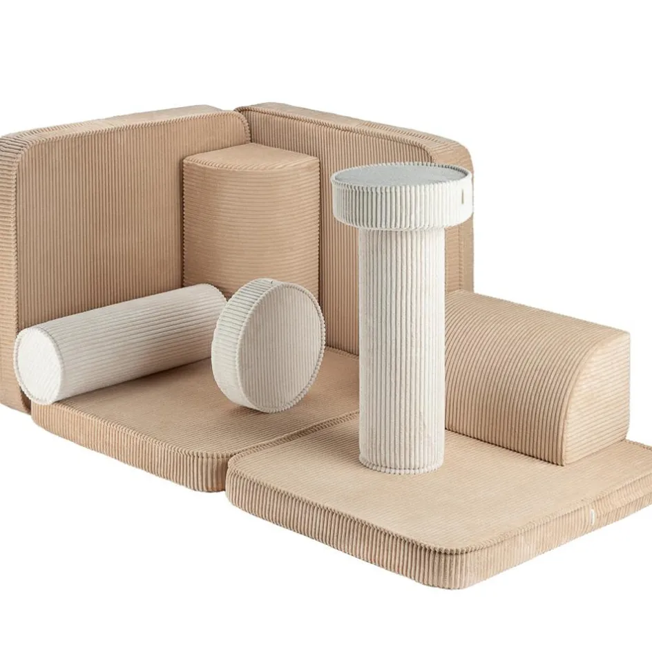 Canapé modulable Settee Brown Sugar velours côtelé|Wigiwama Discount