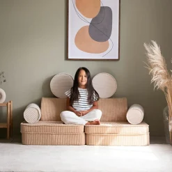 Canapé modulable Settee Brown Sugar velours côtelé|Wigiwama Discount