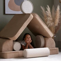 Canapé modulable Settee Brown Sugar velours côtelé|Wigiwama Discount