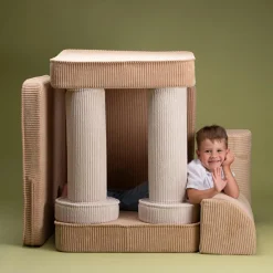 Canapé modulable Settee Brown Sugar velours côtelé|Wigiwama Discount