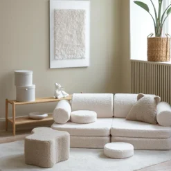 Discount Wigiwama Canapé modulable Settee Cream White molletonné