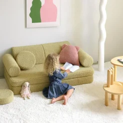 Canapé modulable Settee Matcha molletonné|Wigiwama Online