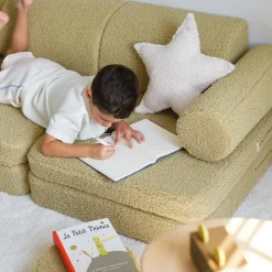 Canapé modulable Settee Matcha molletonné|Wigiwama Online