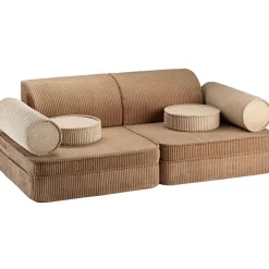 Canapé modulable Settee Toffee velours côtelé|Wigiwama Sale