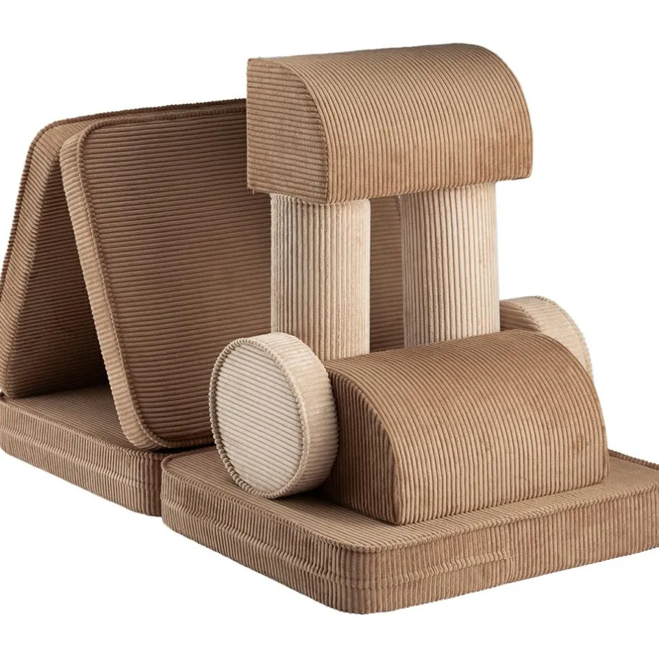 Canapé modulable Settee Toffee velours côtelé|Wigiwama Sale