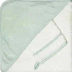 Cape de bain + gant Au large de Nova (70 x 70 cm)|Trois Kilos Sept Discount