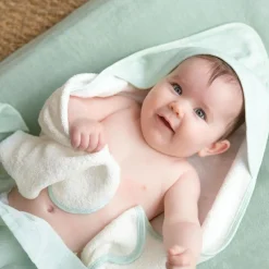 Cape de bain + gant Au large de Nova (70 x 70 cm)|Trois Kilos Sept Discount