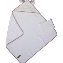 Cape de bain + gant Lilas (75 x 75 cm)|Domiva Clearance