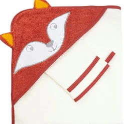 Outlet Trois Kilos Sept Cape de bain + gant Renard (70 x 70 cm)