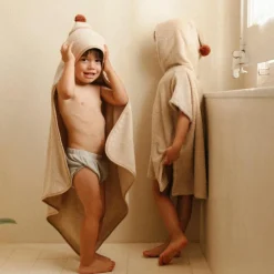 Cape de bain bébé So Cute Latte (73 x 73 cm)|Nobodinoz Best