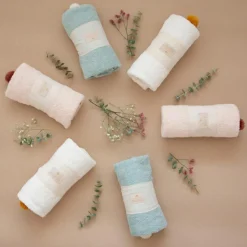 Cape de bain écru So cute (73 x 73 cm)|Nobodinoz Discount