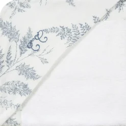 Cape de bain en coton et lin Feuillage (70 x 70 cm)|Tartine et Chocolat Best