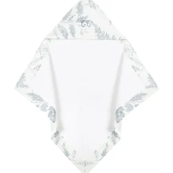 Cape de bain en coton et lin Feuillage (70 x 70 cm)|Tartine et Chocolat Best