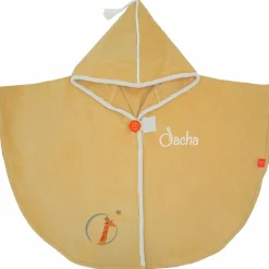 Hot L'oiseau bateau Cape de bain Girafe Vanille personnalisable (0-5 ans)