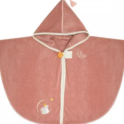 Cape de bain marsala écureuil personnalisable (0-5 ans)|L'oiseau bateau Discount