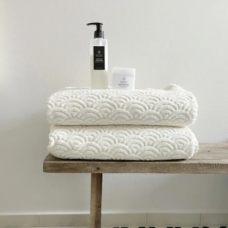 Cape de bain ours écrue (80 x 80 cm)|Cam Cam Copenhagen Clearance