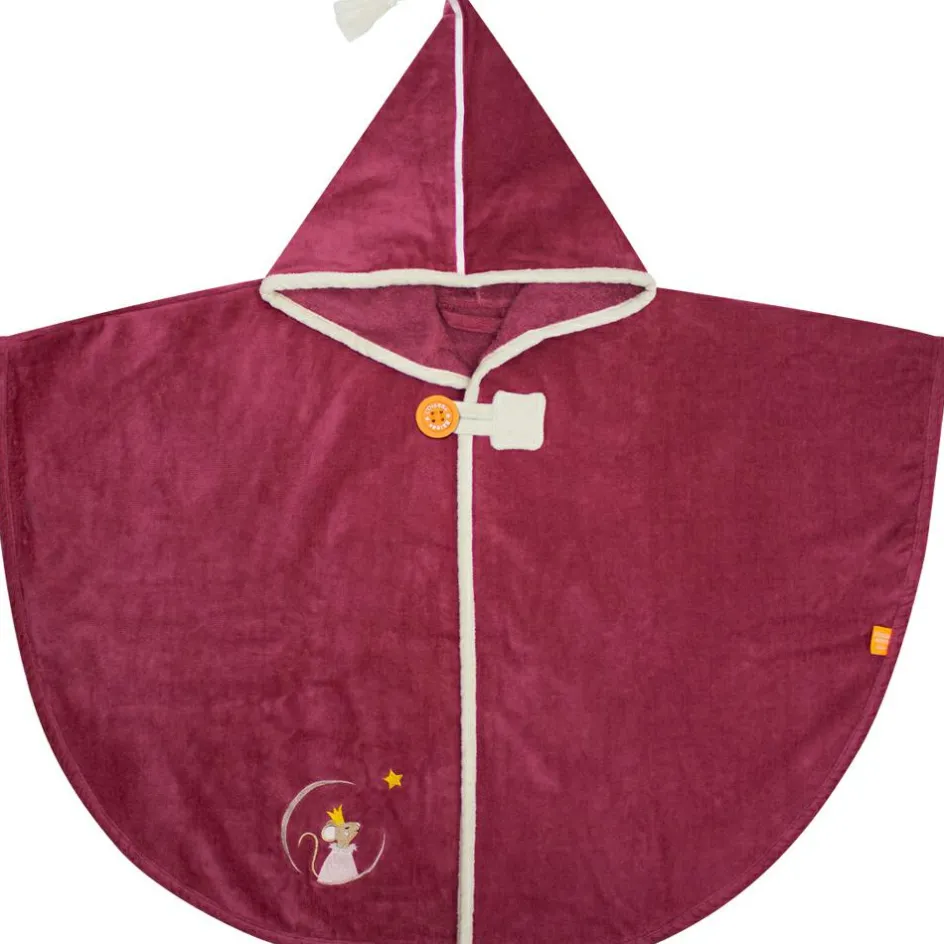 Sale L'oiseau bateau Cape de bain souris framboise (0-5 ans)