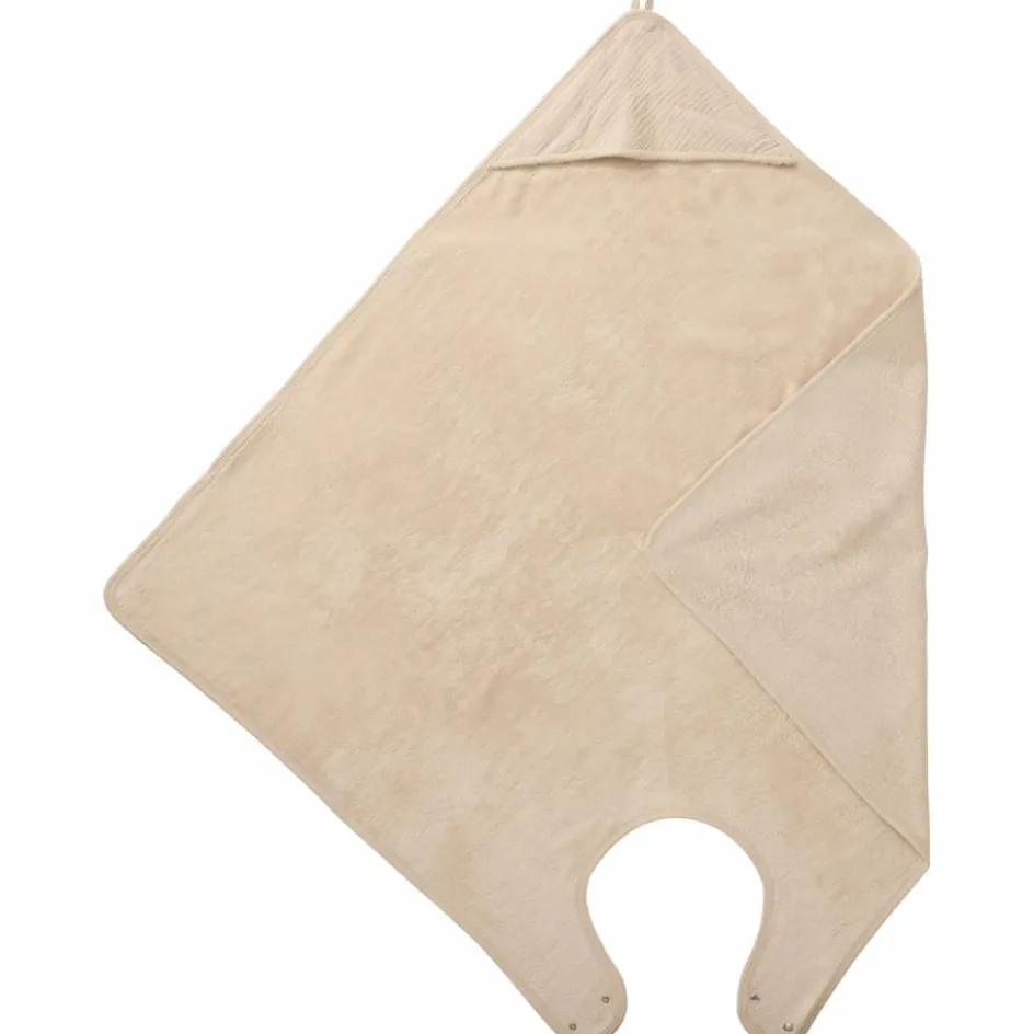 Cape de bain Tablier en bambou biscuit (100 x 100 cm)|BB & Co Hot