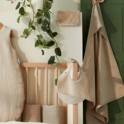 Cape de bain Tablier en bambou biscuit (100 x 100 cm)|BB & Co Hot