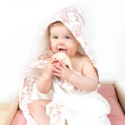 Cape de bain Toile de Jouy (70 x 70 cm)|Tartine et Chocolat Outlet