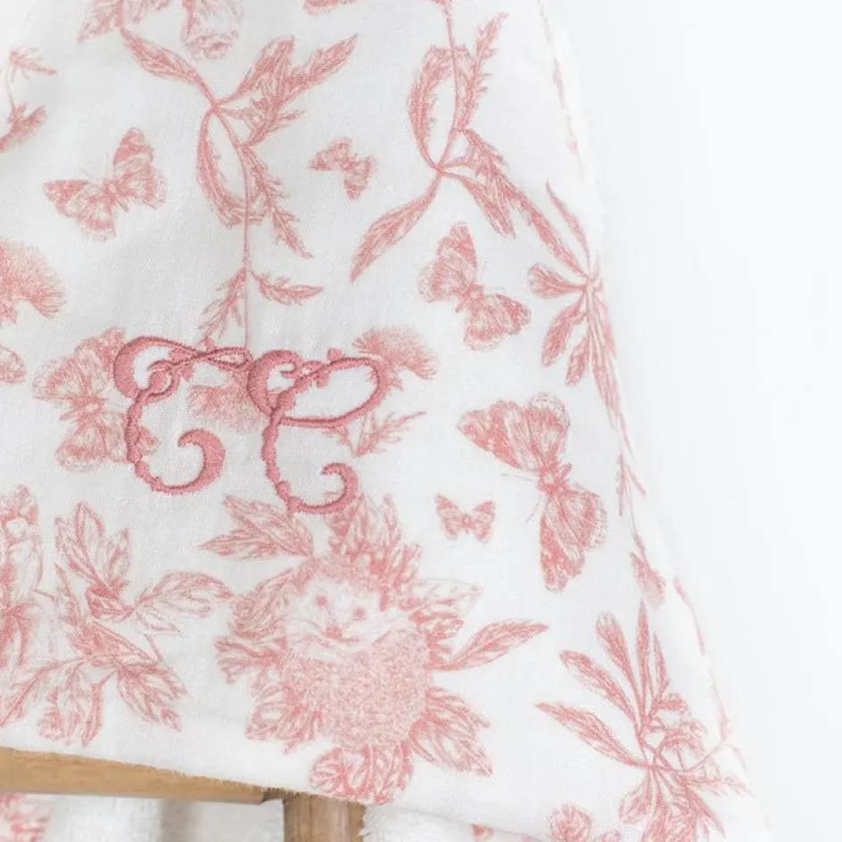 Cape de bain Toile de Jouy (70 x 70 cm)|Tartine et Chocolat Outlet