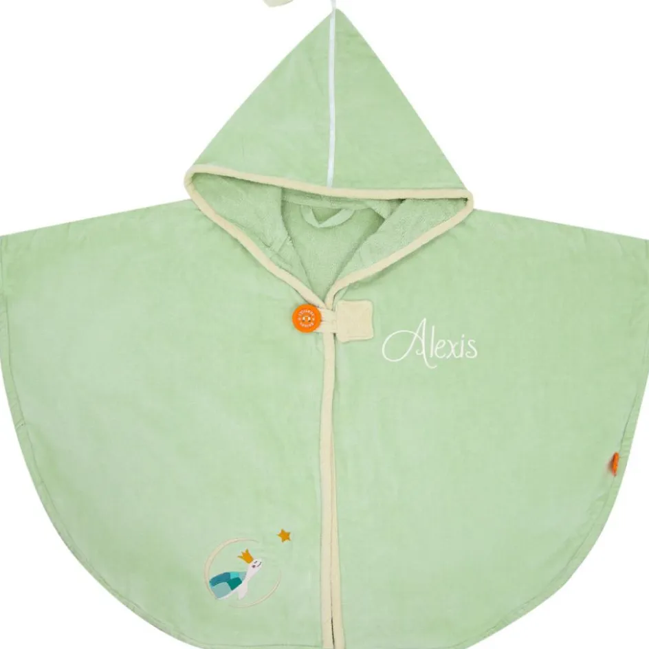 Clearance L'oiseau bateau Cape de bain tortue menthalo personnalisable (0-5 ans)