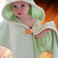 Clearance L'oiseau bateau Cape de bain tortue menthalo personnalisable (0-5 ans)