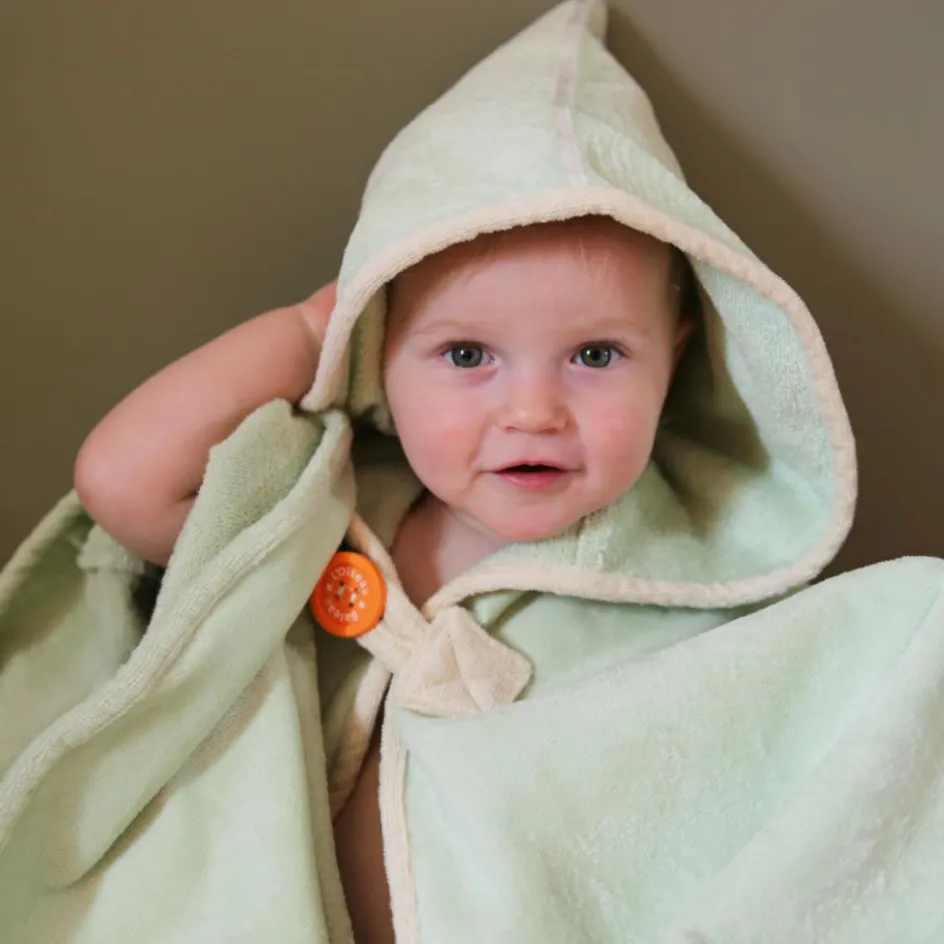 Clearance L'oiseau bateau Cape de bain tortue menthalo personnalisable (0-5 ans)