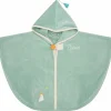 Cape de bain vert pingouin personnalisable (0-5 ans)|L'oiseau bateau Outlet