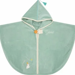 Cape de bain vert pingouin personnalisable (0-5 ans)|L'oiseau bateau Outlet