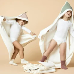 Cape de bain vieux rose (95 x 95 cm)|BEBEL Outlet