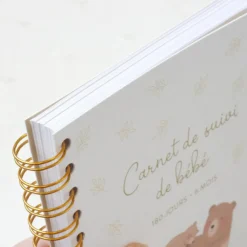 Zü Carnet de suivi de bébé Ours (0-6 mois)
