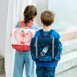 Cartable A4 maternelle Anaïs le flamant rose|Lilliputiens Online