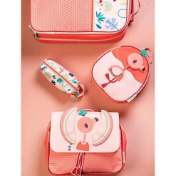 Cartable A4 maternelle Anaïs le flamant rose|Lilliputiens Online