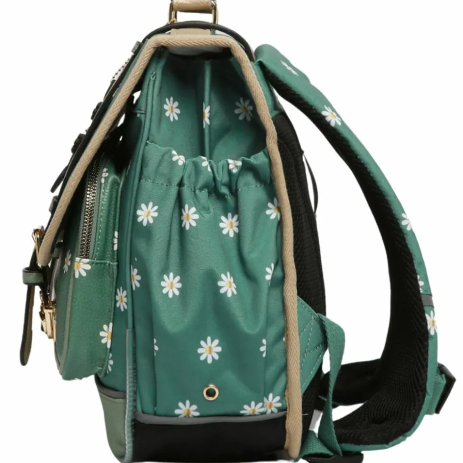 Cartable A4 maternelle Green Marguerite (35 cm)|Caméléon Hot