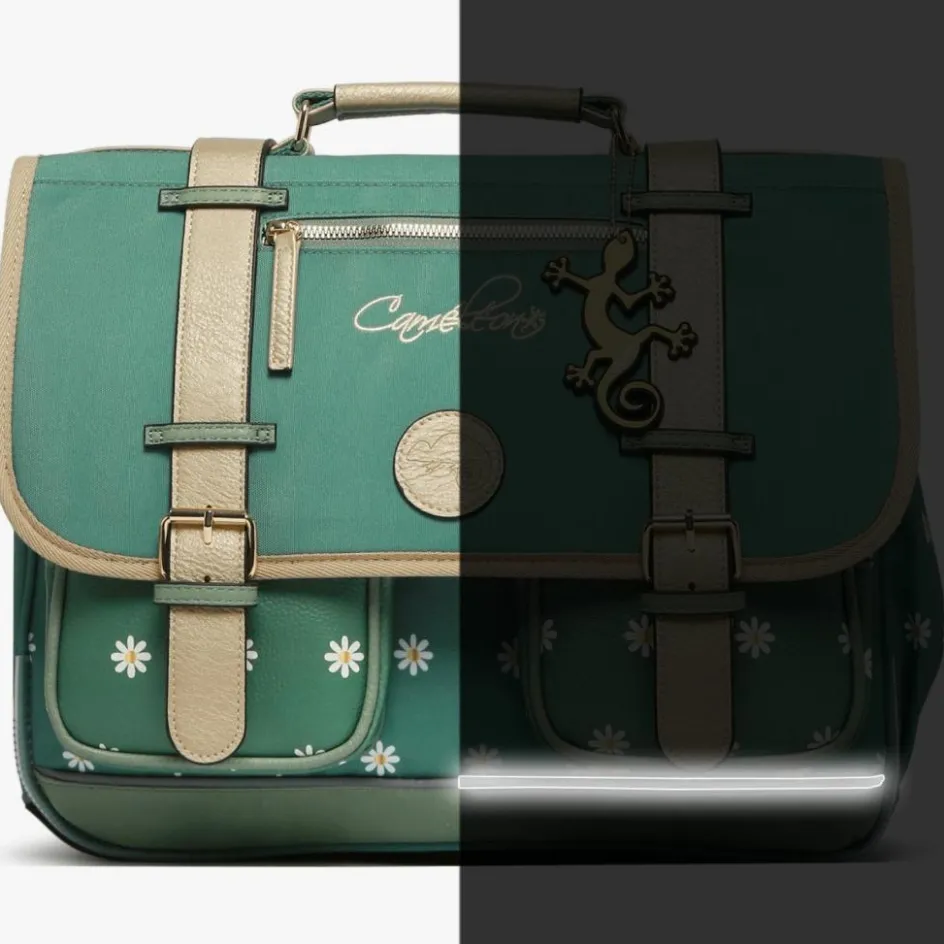 Cartable A4 maternelle Green Marguerite (35 cm)|Caméléon Hot