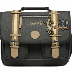 Cartable A4 maternelle Grey Badges (35 cm)|Caméléon Sale