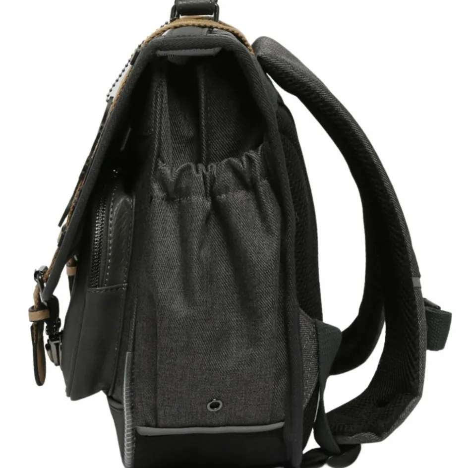 Cartable A4 maternelle Grey Badges (35 cm)|Caméléon Sale