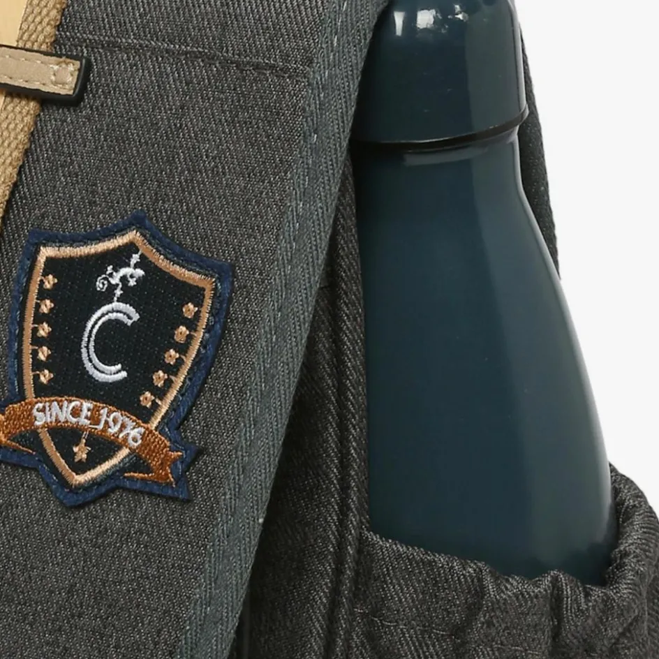 Cartable A4 maternelle Grey Badges (35 cm)|Caméléon Sale