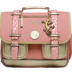 Cartable A4 maternelle Pink Gold Leopard (35 cm)|Caméléon Discount